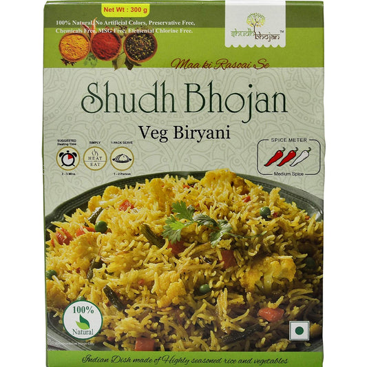 Hyderabadi Vegetarian Biryani, Ready-to-eat